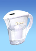 Jug "Rosa" on 2,1 l with electronic indicator (with a cartridge)